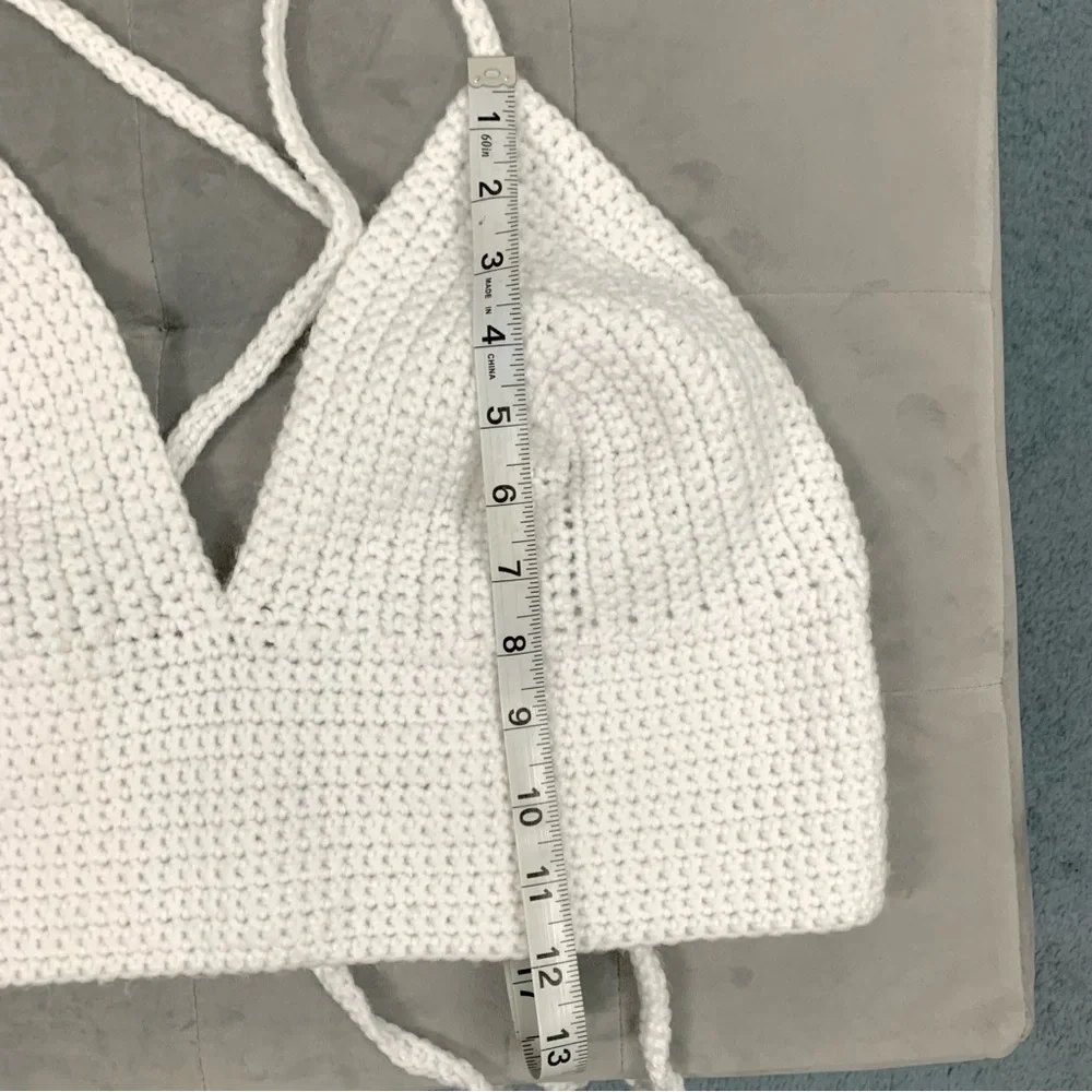 Handmade Crochet Crop Top - Picture 6 of 7